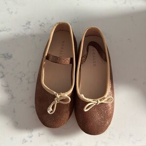 Noralee metallic brown ballet flats